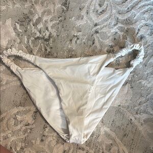 Frankie's Bikinis Cream Bikini Bottom